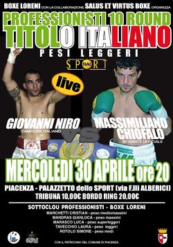 2008-04-30 - Giovanni Niro vs. Massimiliano Chiofalo (Poster).jpg