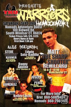 2009-09-19 - Matt Remillard vs. Rafael Lora (poster).jpg