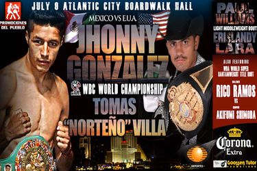 2011-07-09 - Jhonny Gonzalez vs. Tomas Villa (Poster).jpg