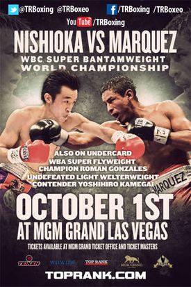 2011-10-01 - Toshiaki Nishioka vs. Rafael Marquez (poster).jpg