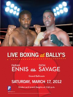2012-03-17 - Farah Ennis vs. Dion Savage (poster).jpg