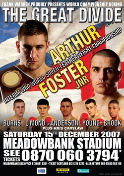 Alex Arthur vs. Stephen Foster (poster).jpg
