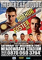 Alex Arthur vs. Stephen Foster (poster).jpg