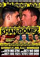 Amir Khan vs. Michael Gomez (poster).jpg