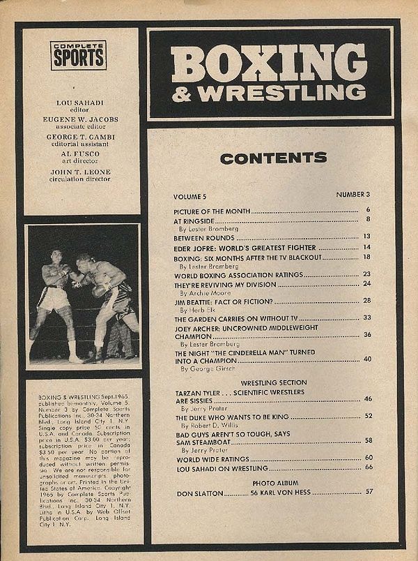Table of Contents