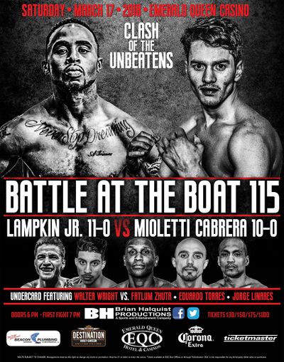 "Battle at the Boat 115" poster