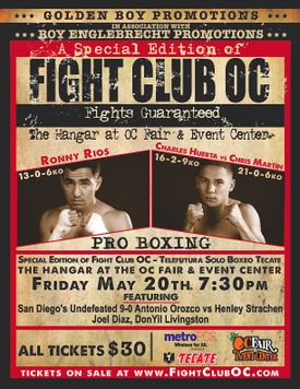 Christopher Martin vs. Charles Huerta, Ronny Rios vs. Georgi Kevlishvili (poster).jpg