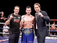 File:Darren Barker after win over Spada with Eddie Hearn.jpg