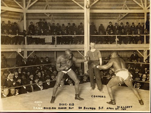 Dixie Kid & Joe Walcott in the Pavilion