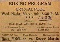 Sample 1932 program