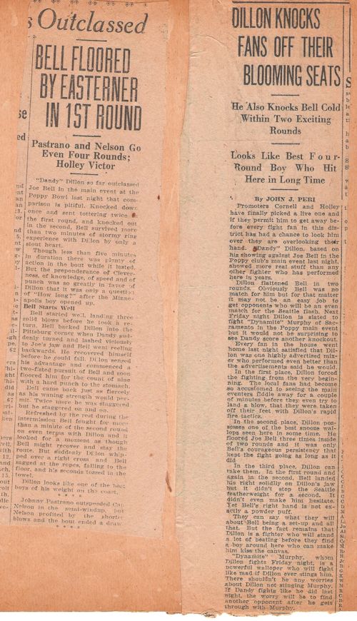 newspaper clippings