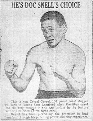 Cecil Geysel photo