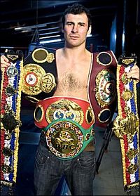 File:Joe Calzaghe Belts.jpg