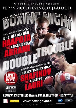 Juho Haapoja vs. Faisal Ibnel Arrami, Denis Shafikov vs. Giuseppe Lauri (poster).jpg