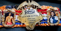 Lennox Lewis' belt from 2002