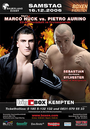 Marco Huck vs. Pietro Aurino, Sebastian Sylvester vs. Peter Mitrevski Jr (poster).jpg
