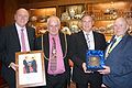 Mervyn Turner Councillor Tom Shaw Mayor of Luton John H Stracey and Jim Turner 151010.jpg