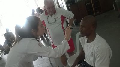Michel William Etoundi Undergoing Medical Examination (02).jpg