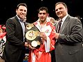 Oscar de la Hoya Amir Khan Richard Schaefer.jpg