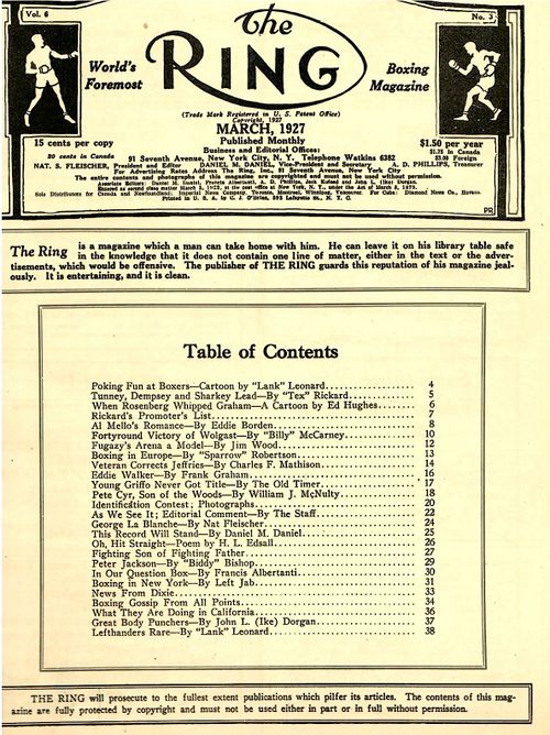 Table of Contents