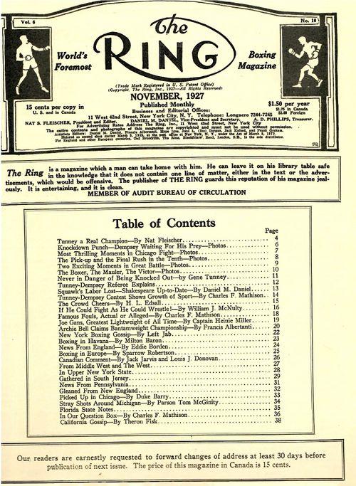 Table of Contents