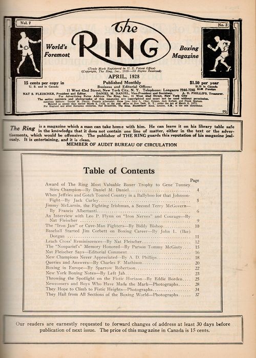 Table of Contents
