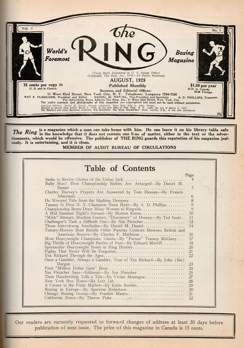 Table of Contents