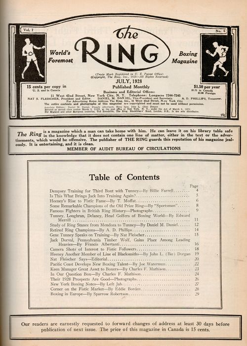 Table of Contents