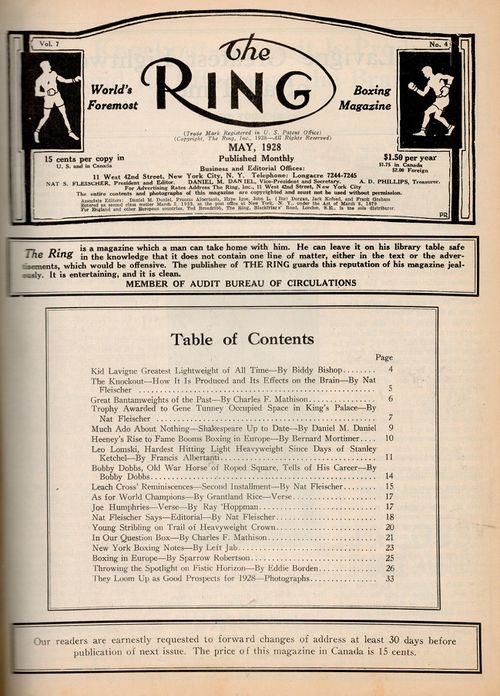 Table of Contents