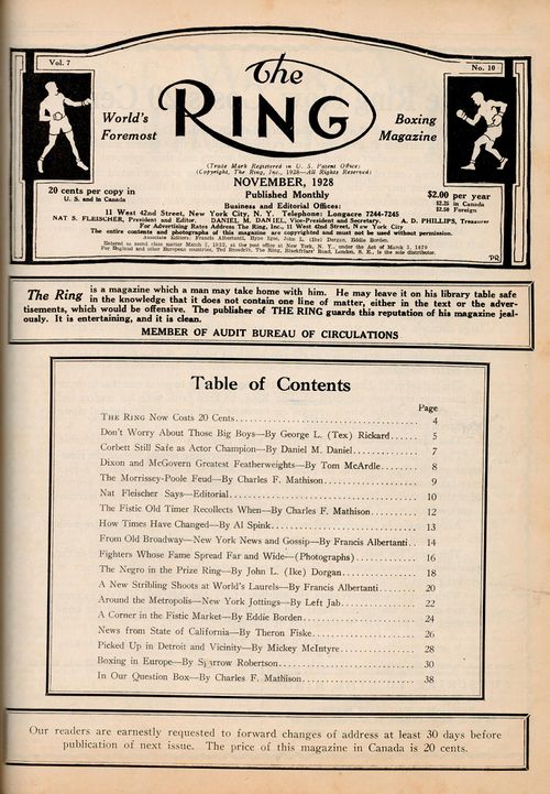 Table of Contents