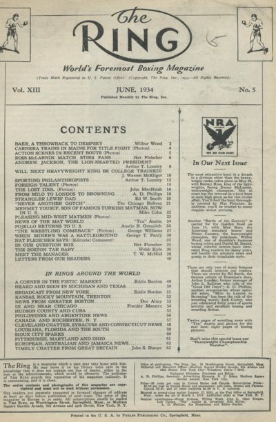 Table of Contents