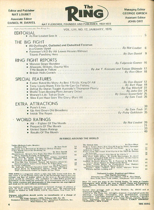 Table of Contents