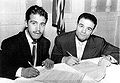 Raul 'Raton' Macias & Alphonse Halimi..Los Angeles, Oct. 24, 1957.jpg