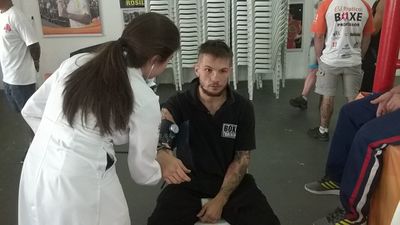 Ricardo Lara de Miranda Undergoing Medical Examination (02).jpg