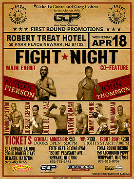 Richard Pierson vs. Charles Hayward, John Thompson vs. Jamond Bourgeois (poster).jpg