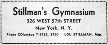 Stillman Gym Advert 1935.jpg