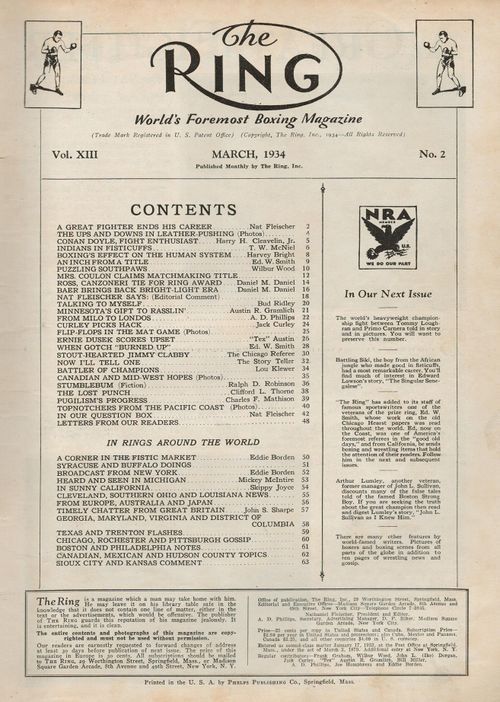 Table of Contents
