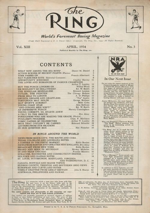 Table of Contents