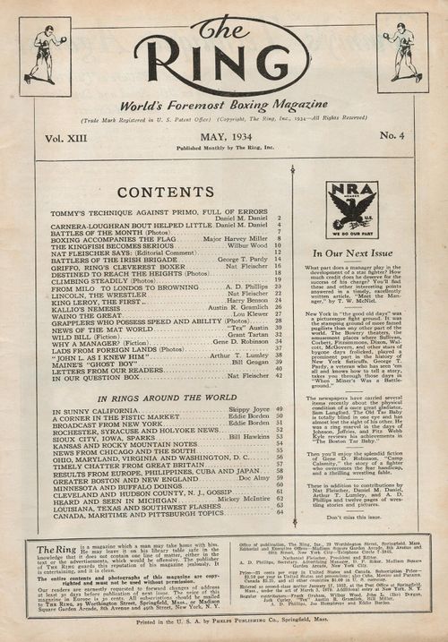 Table of Contents