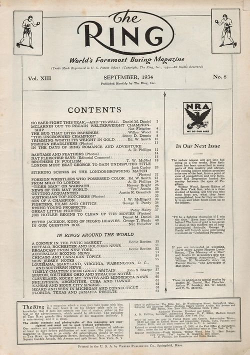 Table of Contents