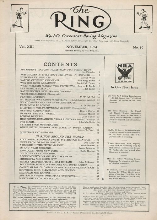 Table of Contents
