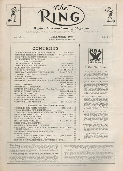 Table of Contents
