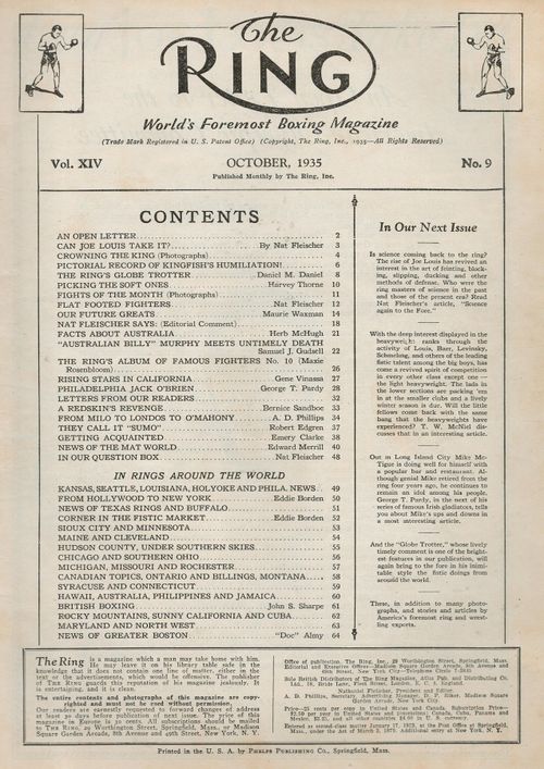 Table of Contents