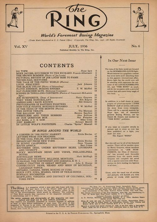 Table of Contents