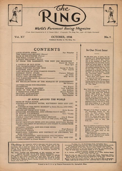 Table of Contents