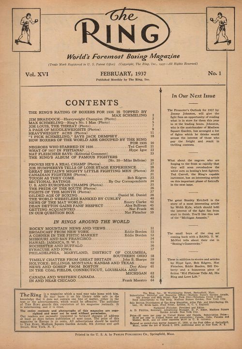 Table of Contents