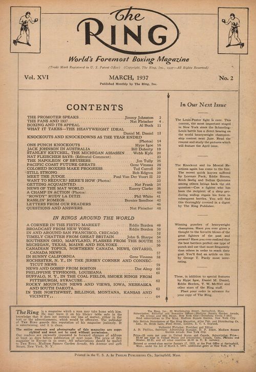 Table of Contents