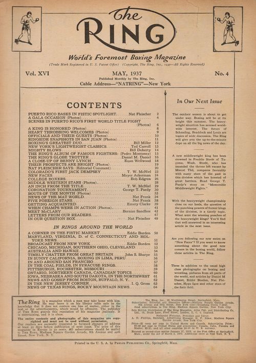 Table of Contents
