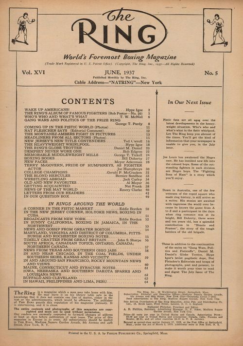 Table of Contents