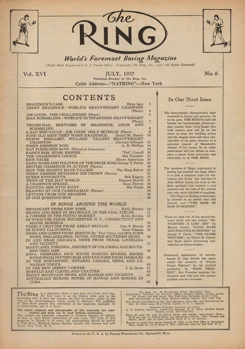 Table of Contents
